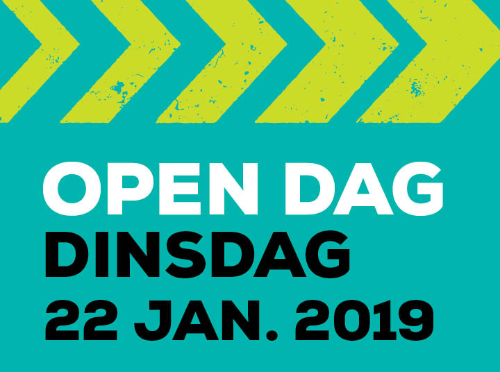 Kom 22 januari naar onze open dag!